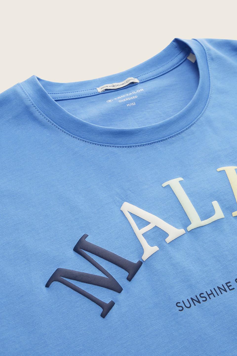 Футболка Tom Tailor дев. Malibu синяя