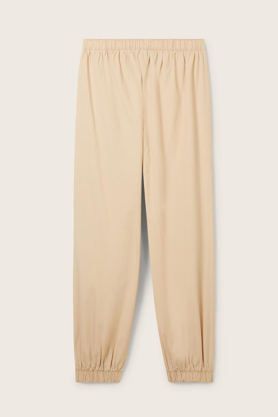 Брюки Tom Tailor дев. свободного кроя бежевые