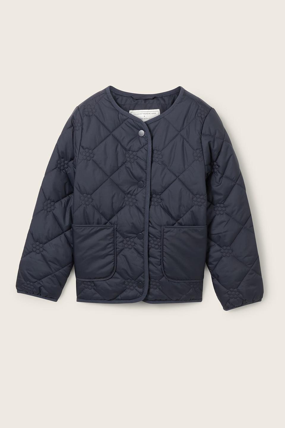 Куртка стеганая Tom Tailor темно-синяя