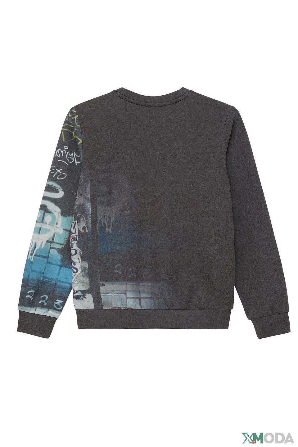 Джемпер s.Oliver с принтом Berlin серый