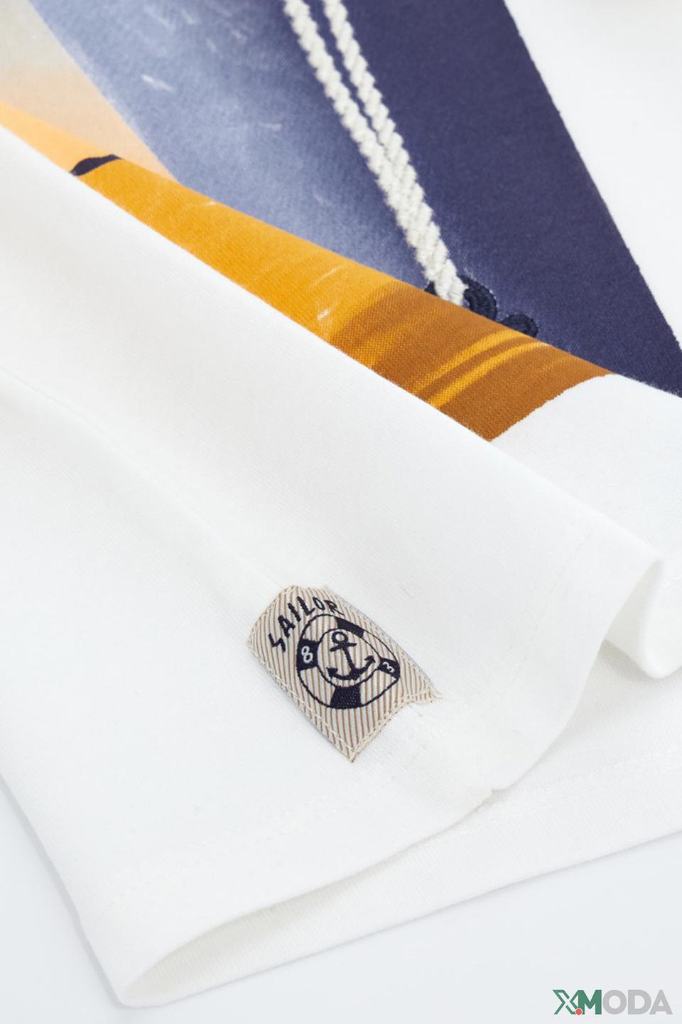 Лонгслив Original Marines белый с якорем