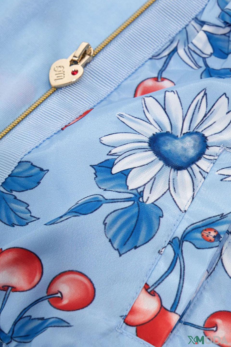 Куртка Original Marines с цветами и вишней