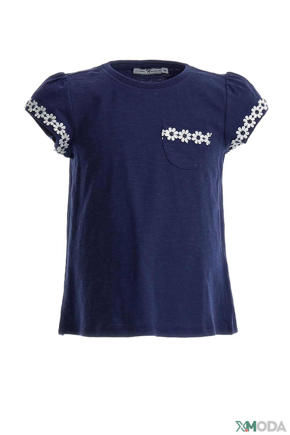 Футболка Original Marines дев. с цветами