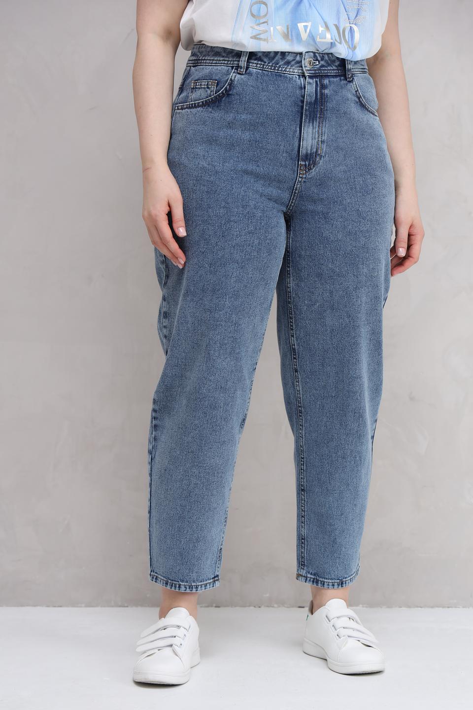 Джинсы Taifun mom fit голубые