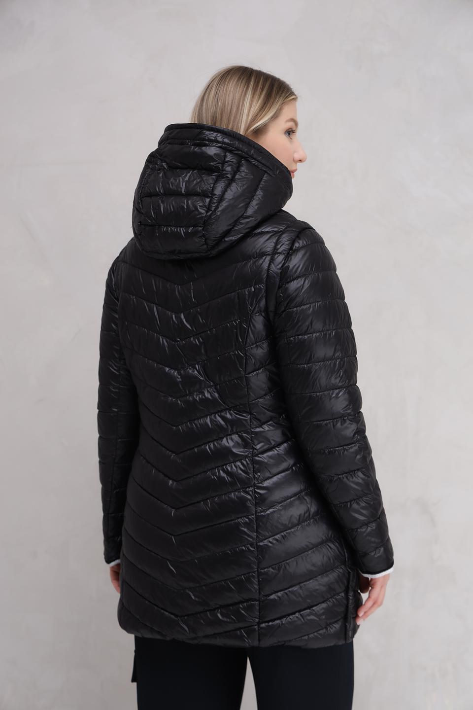 Куртка District стеганая чёрная