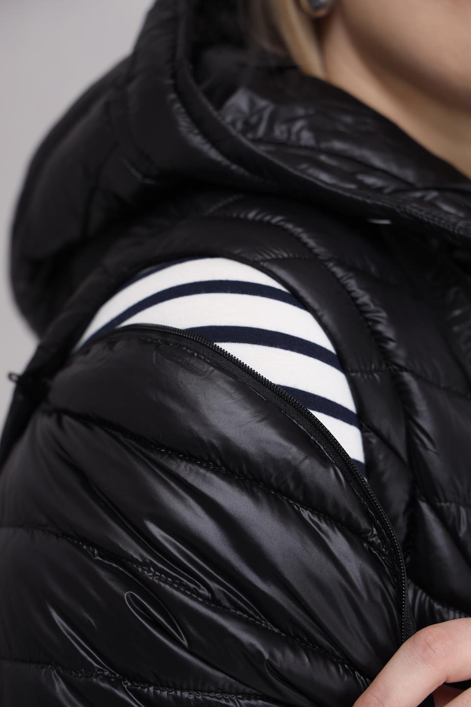 Куртка District стеганая чёрная