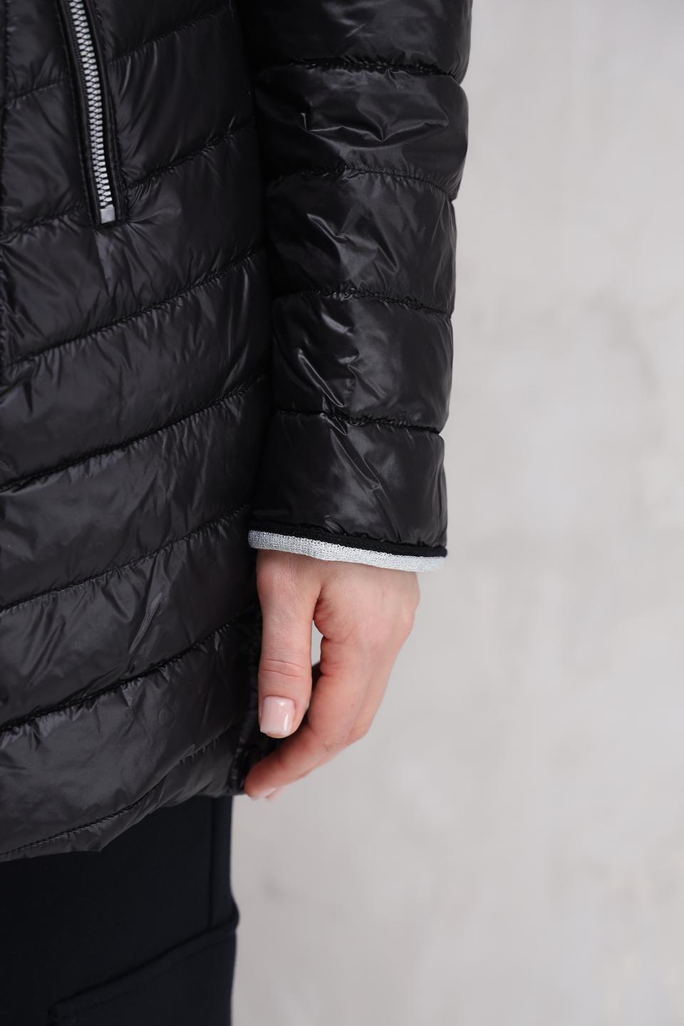 Куртка District стеганая чёрная