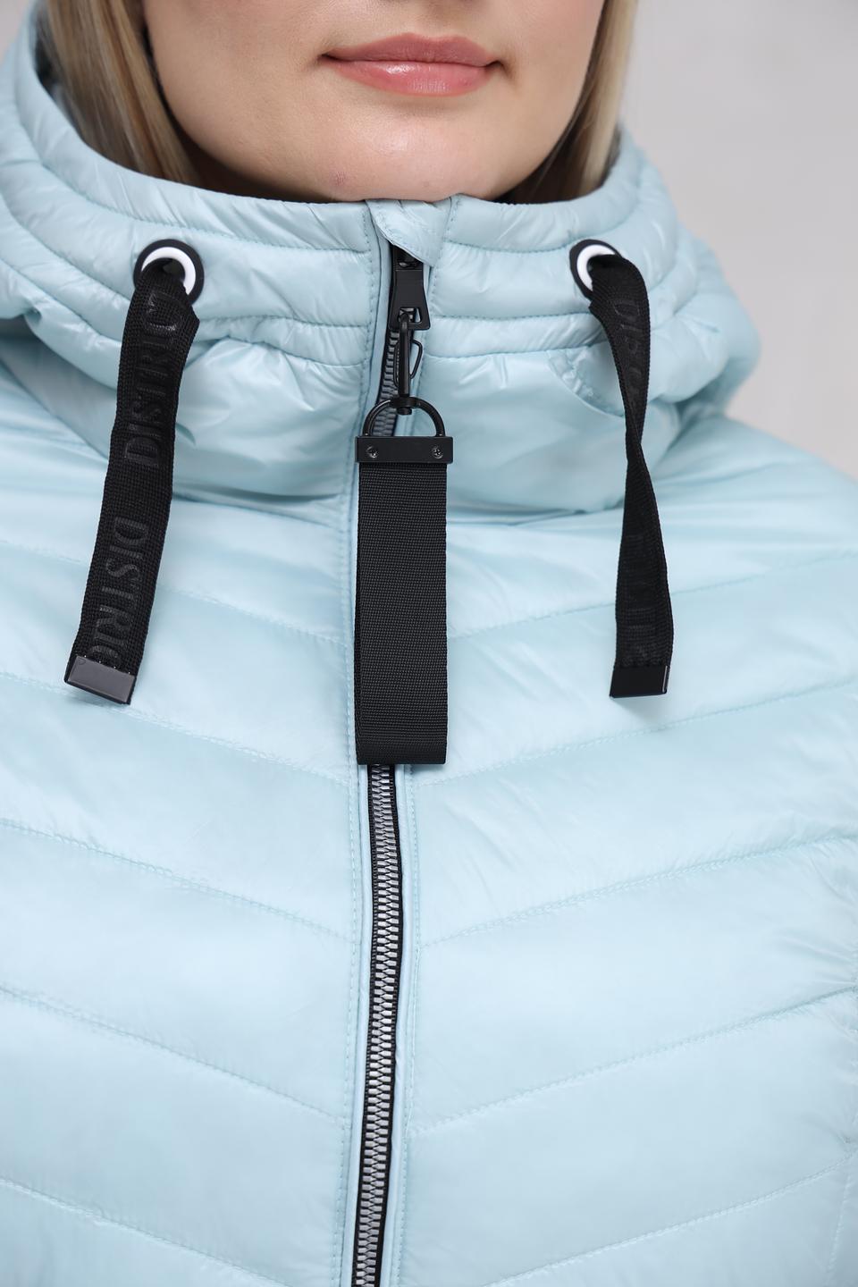 Куртка District стеганая голубая