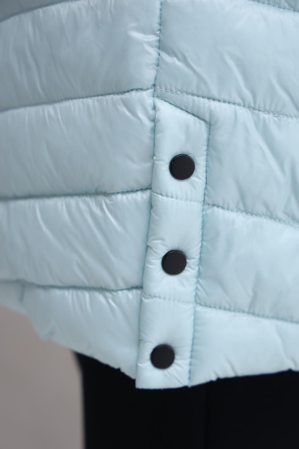 Куртка District стеганая голубая