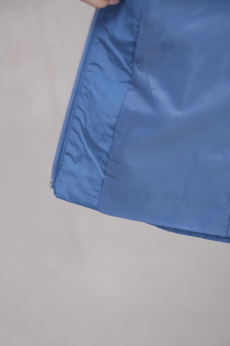 Куртка Lebek голубая с текстурой