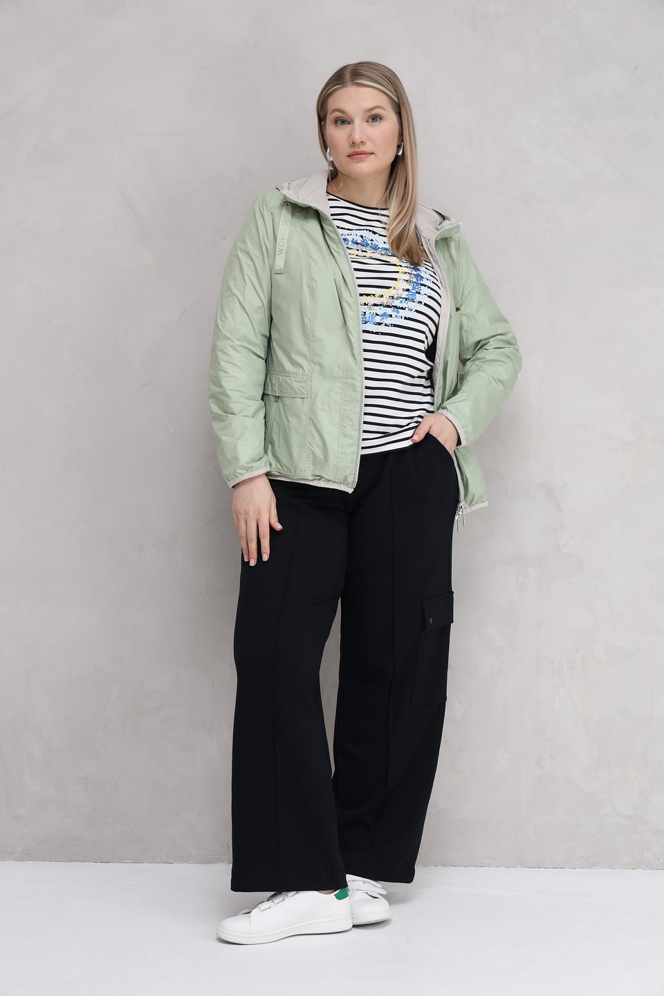 Куртка Lebek лайм с капюшоном