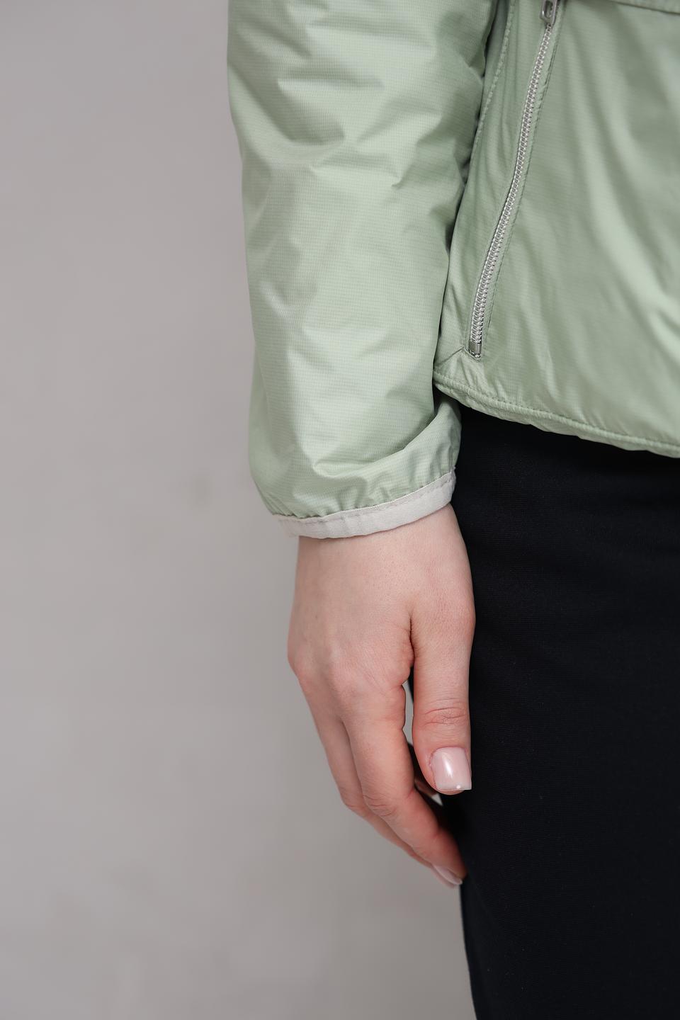 Куртка Lebek лайм с капюшоном