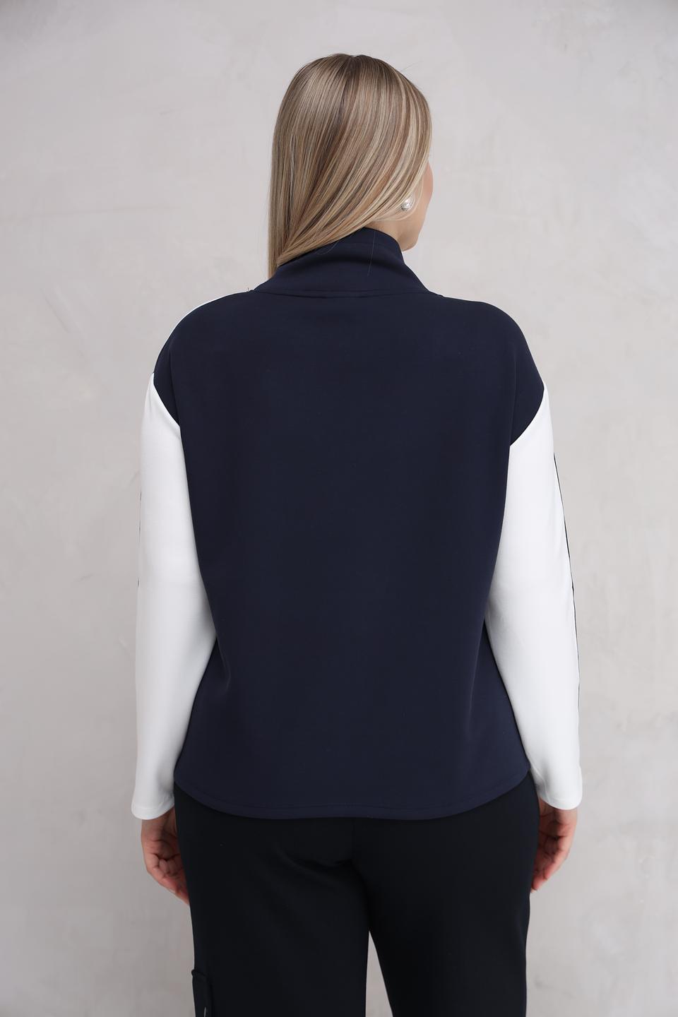 Пуловер Lebek с принтом бабочек