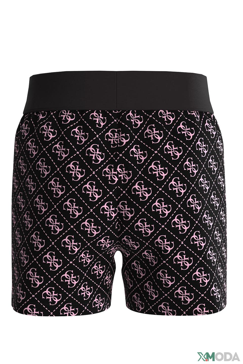 Шорты Guess дев. с логотипом чёрные