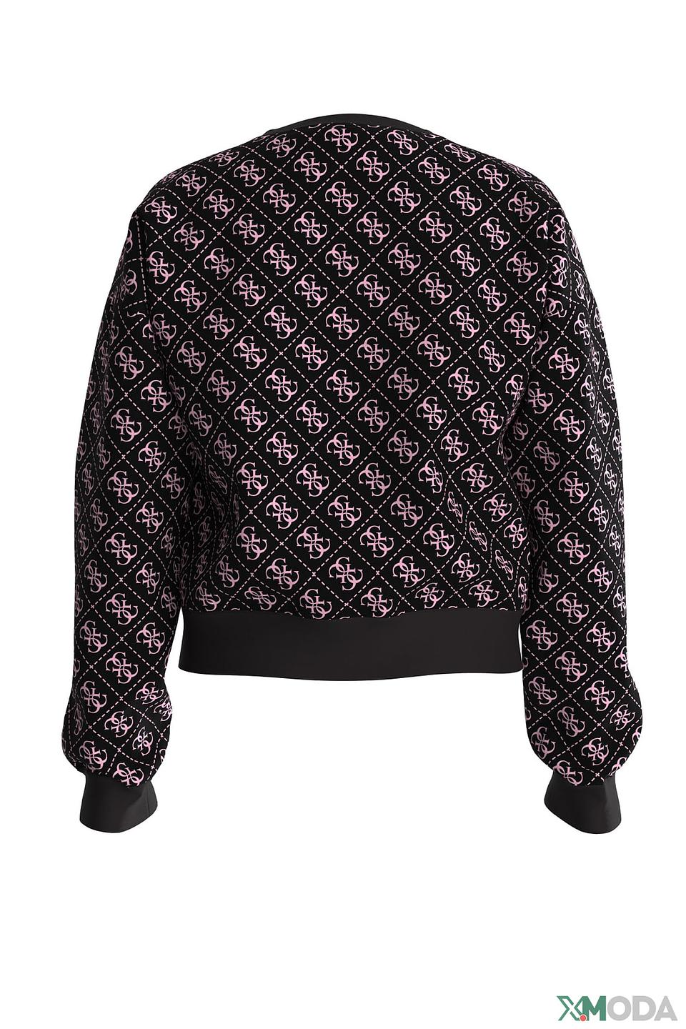 Джемпер Guess дев. с логотипом чёрный