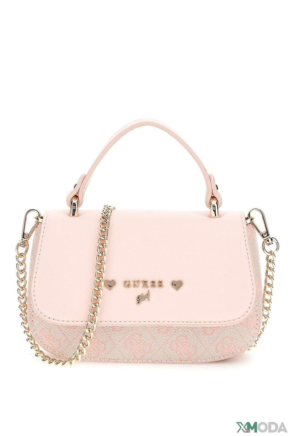 Сумка Guess дев. с цепочкой розовый