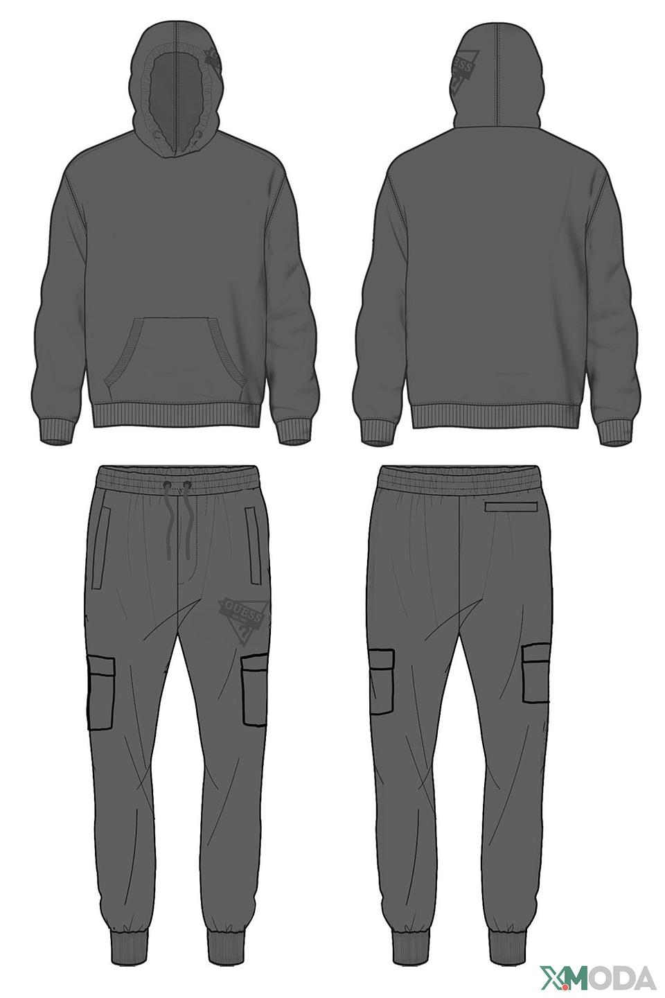 Комплект Guess чёрный