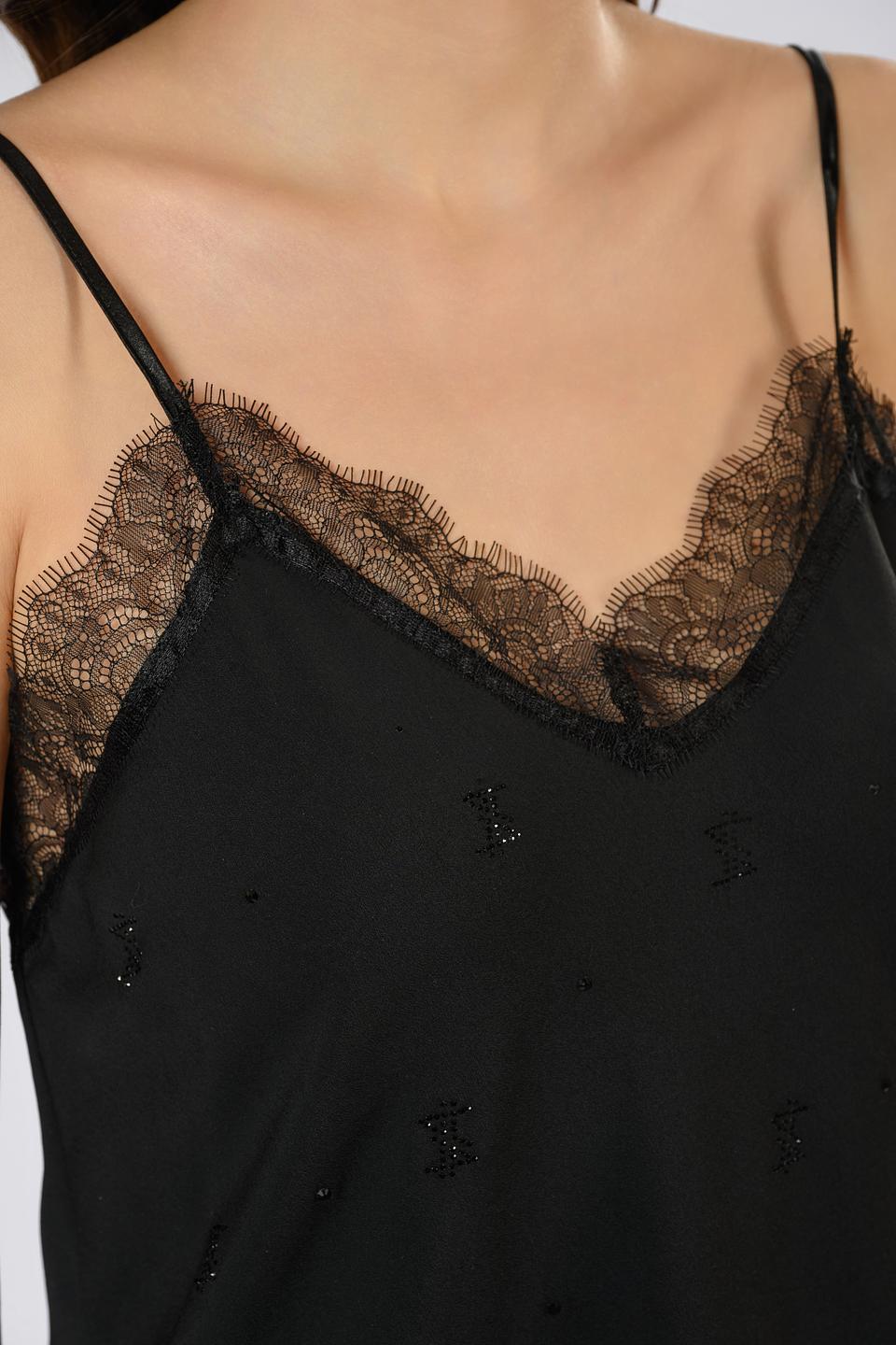 Топ Twin Set Actitude чёрный