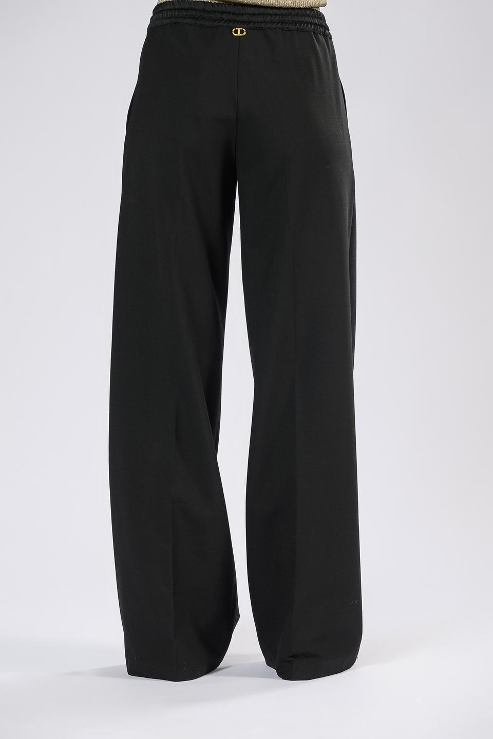 Брюки Twin Set чёрные палаццо