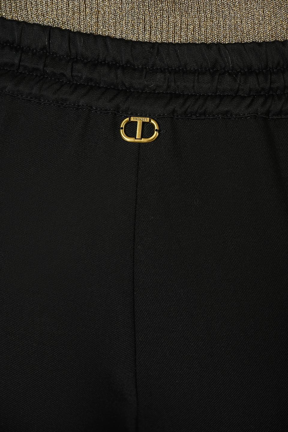 Брюки Twin Set чёрные палаццо