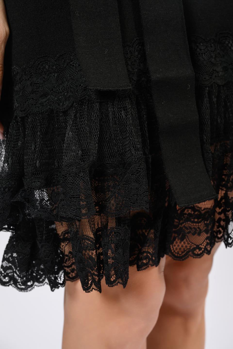 Платье Twin Set жен. с кружевом черное