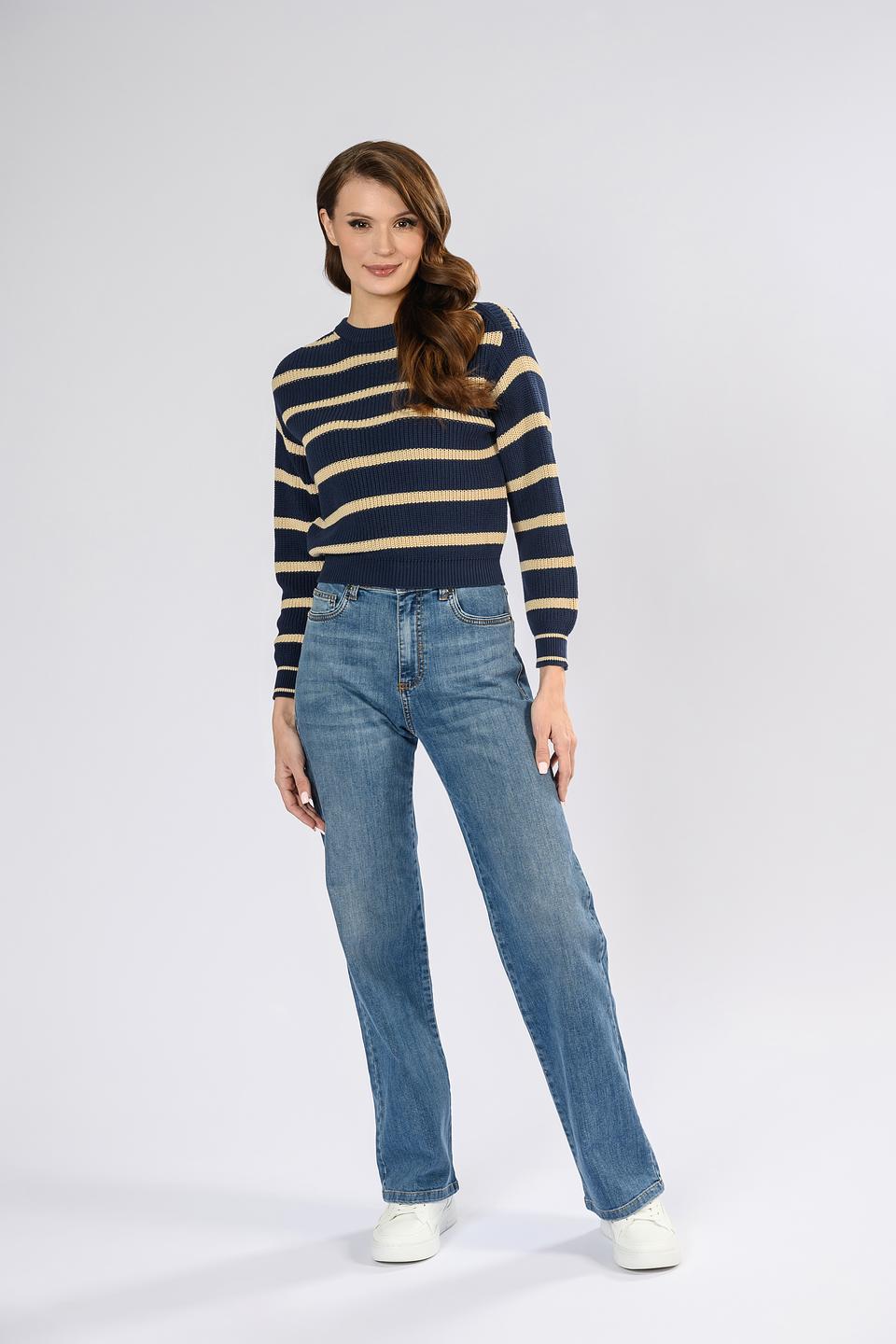 Джинсы i Blues прямого кроя голубые