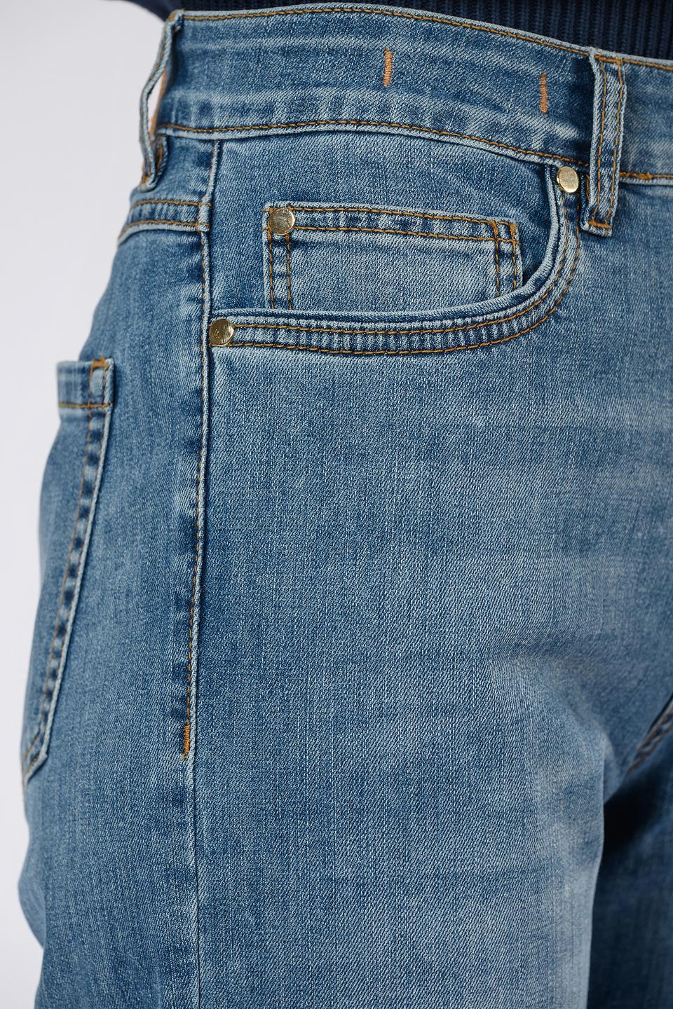 Джинсы i Blues прямого кроя голубые