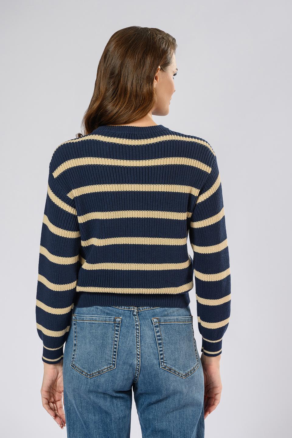 Джемпер i Blues в полоску navy