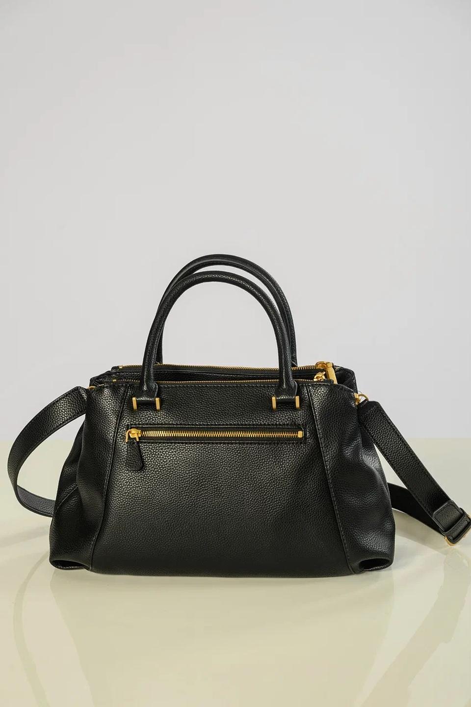 Сумка Guess с логотипом чёрная