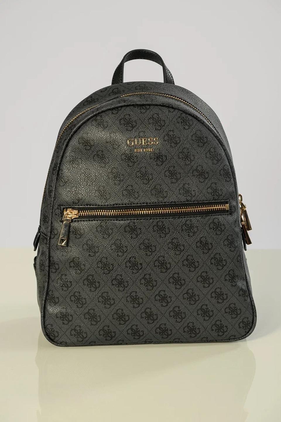 Рюкзак Guess с логотипом чёрный