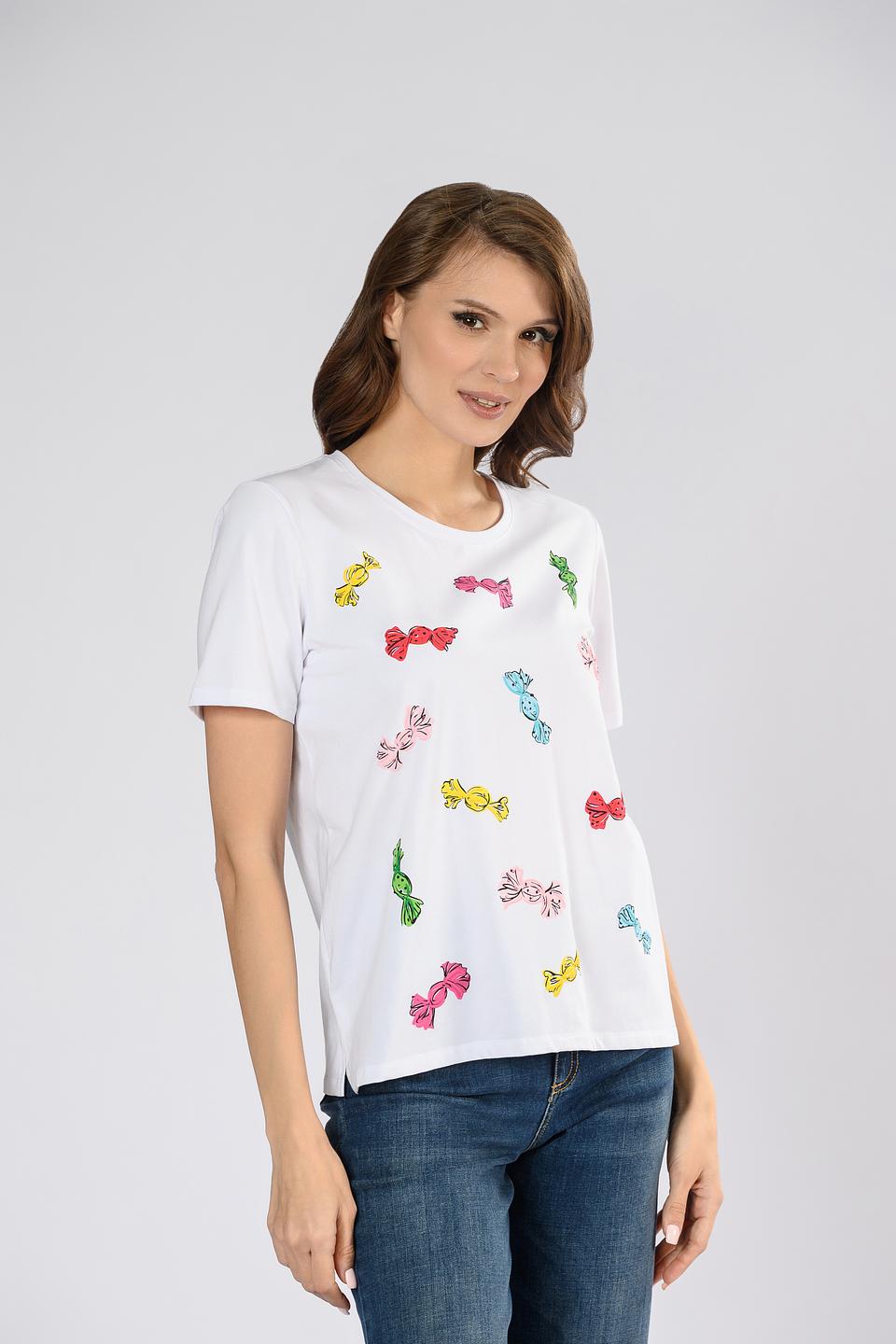 Футболка Leo & Ugo с принтом конфет