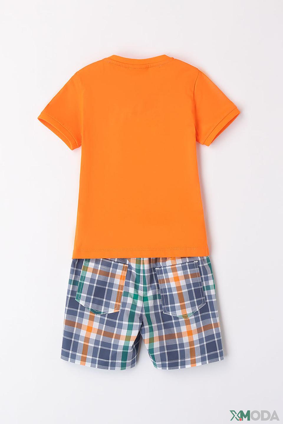 Комплект футболка+шорты Sarabanda оранжевый
