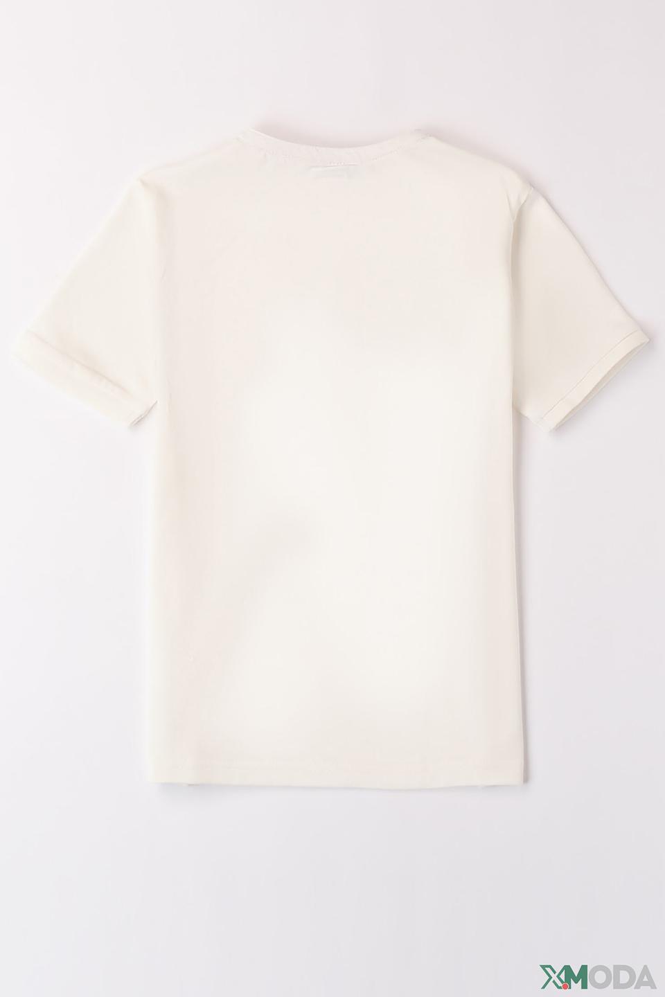 Футболка Sarabanda с пуговицами кремовый