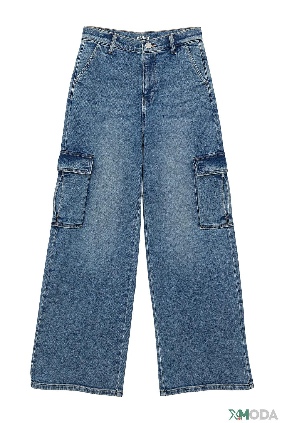 Джинсы карго s.Oliver дев. синие