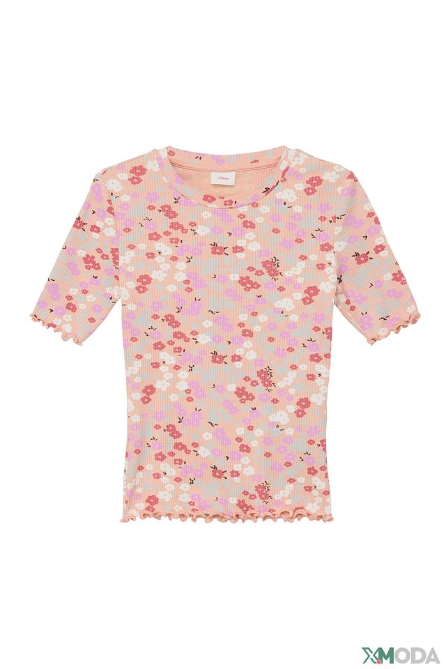 Футболка s.Oliver дев. с цветами