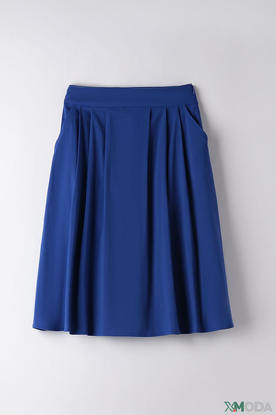 Юбка Ido дев. плиссе т.-синий