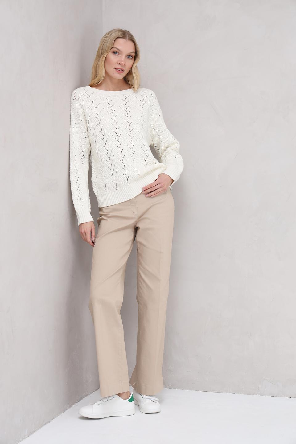 Пуловер Broadway женский молочный