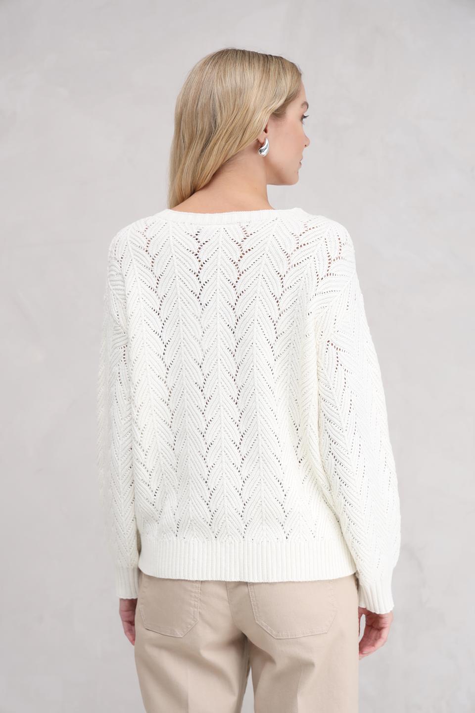 Пуловер Broadway женский молочный