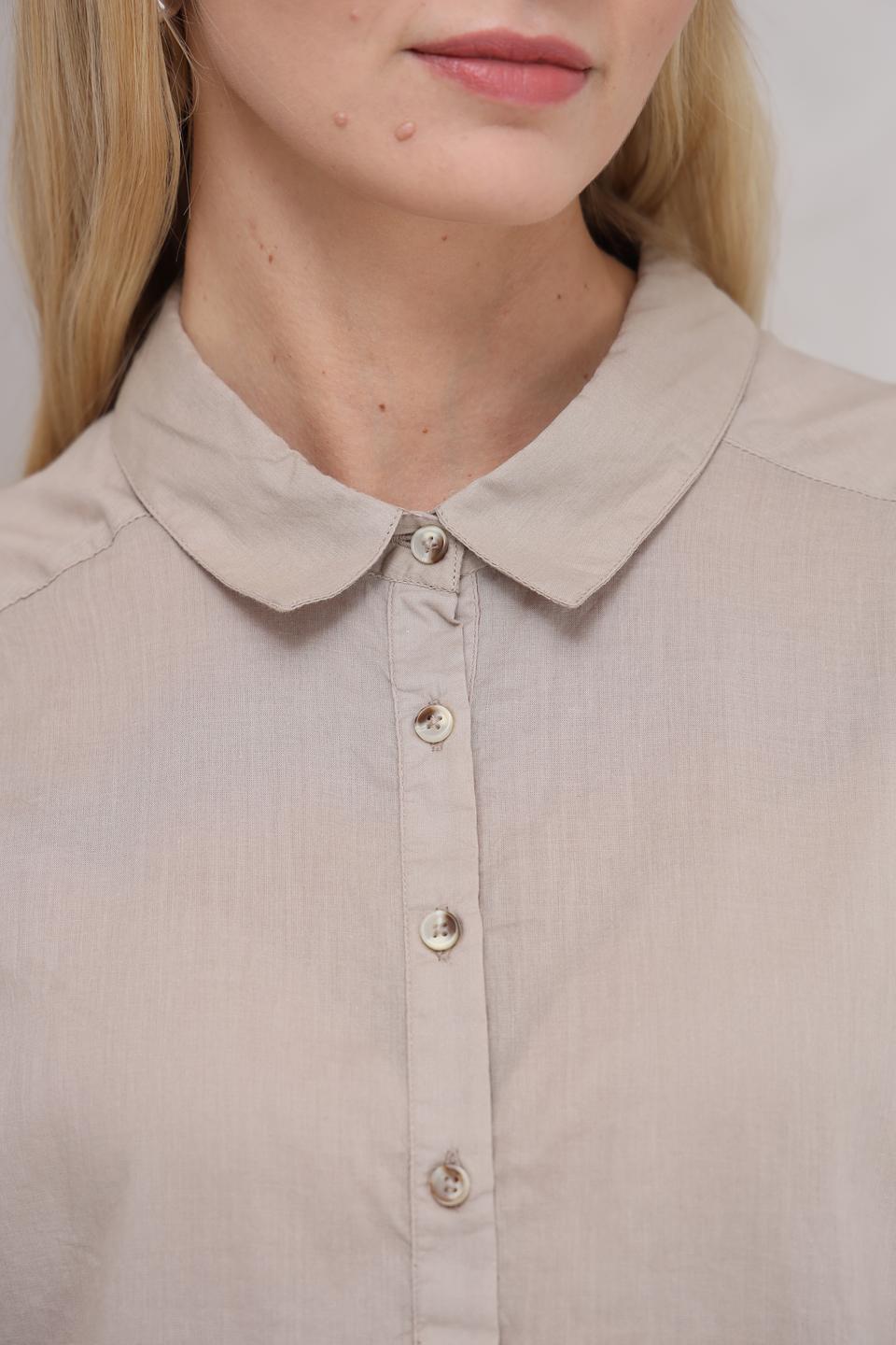 Блуза Broadway бежевая с воротником