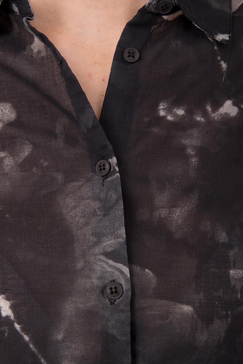 Блузка Lerros чёрного цвета с принтом