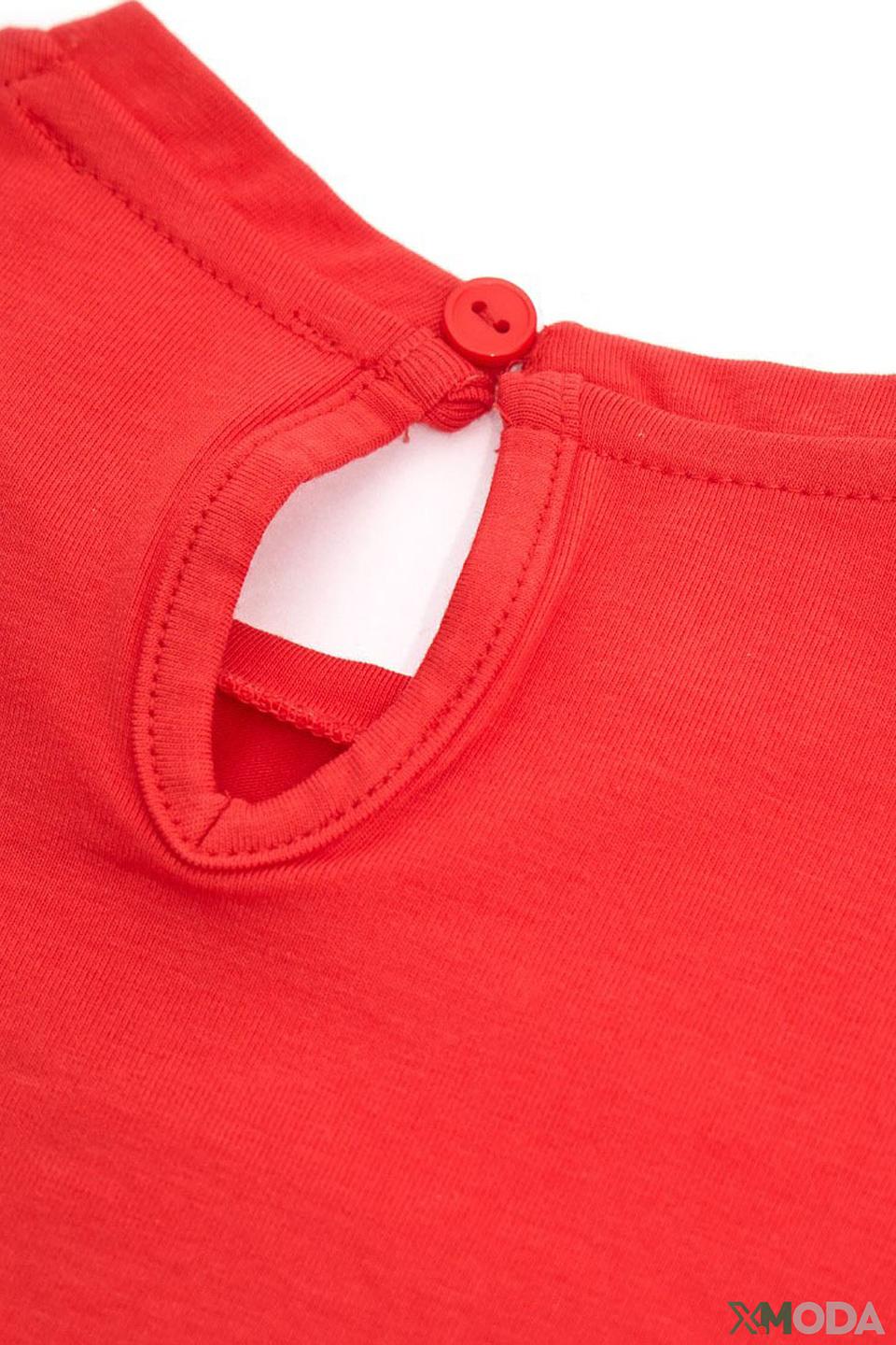 Футболка Original Marines дев. с принтом красный