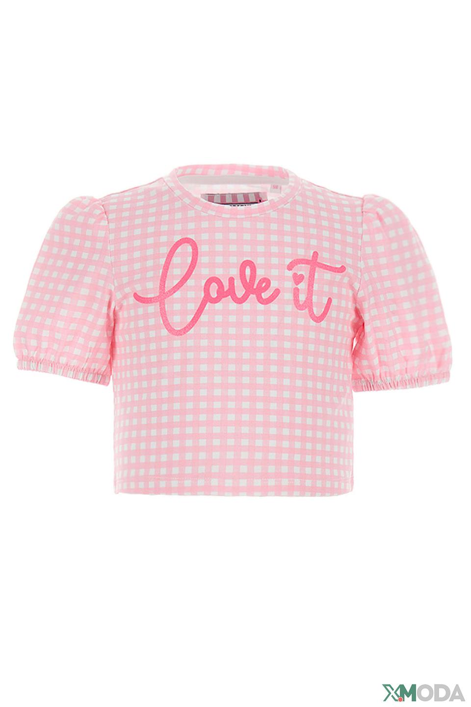 Футболка Original Marines дев. в клетку с надписью