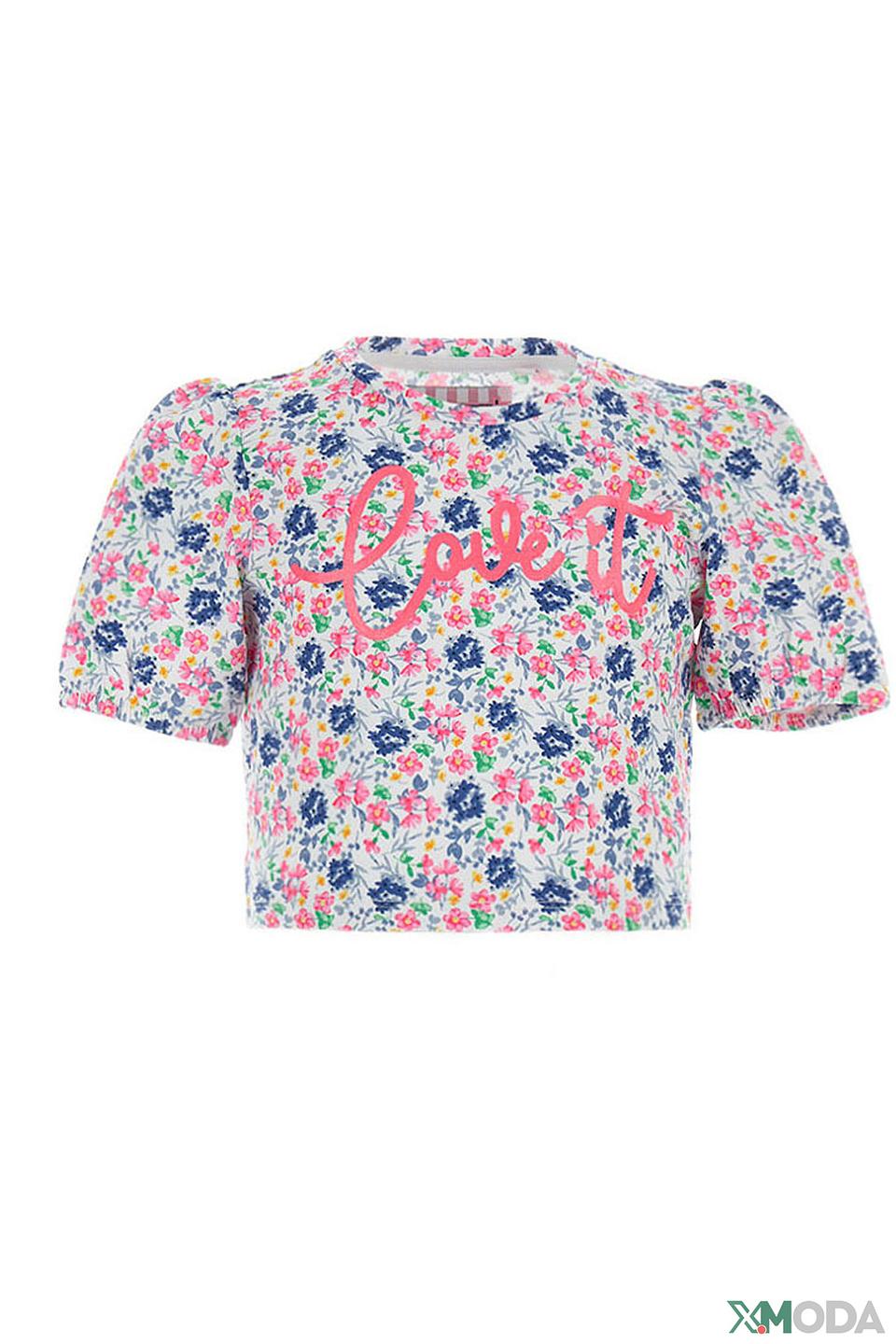 Футболка Original Marines дев. с цветочным принтом