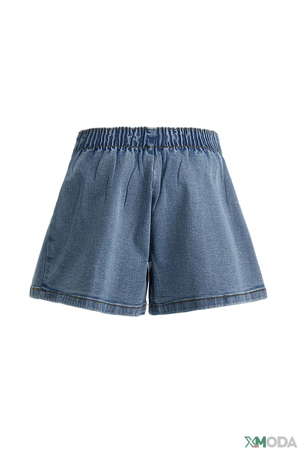 Шорты Original Marines джинс с вышивкой