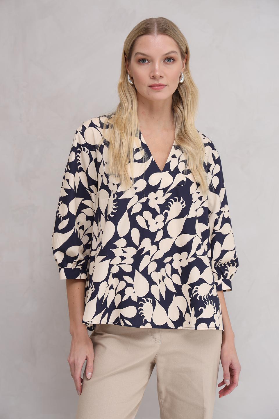 Блуза Seidensticker с цветочным принтом