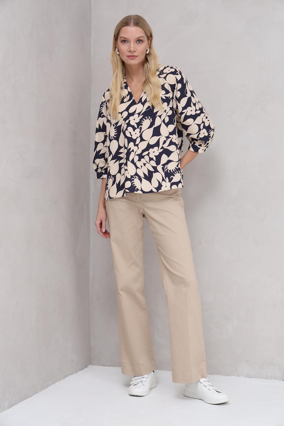 Блуза Seidensticker с цветочным принтом