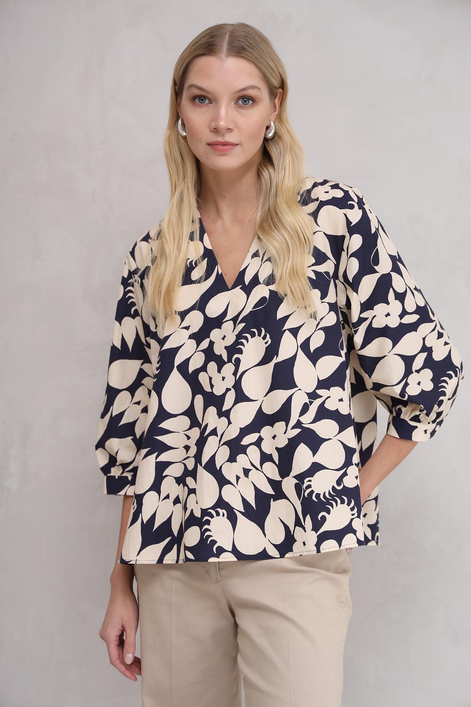 Блуза Seidensticker с цветочным принтом