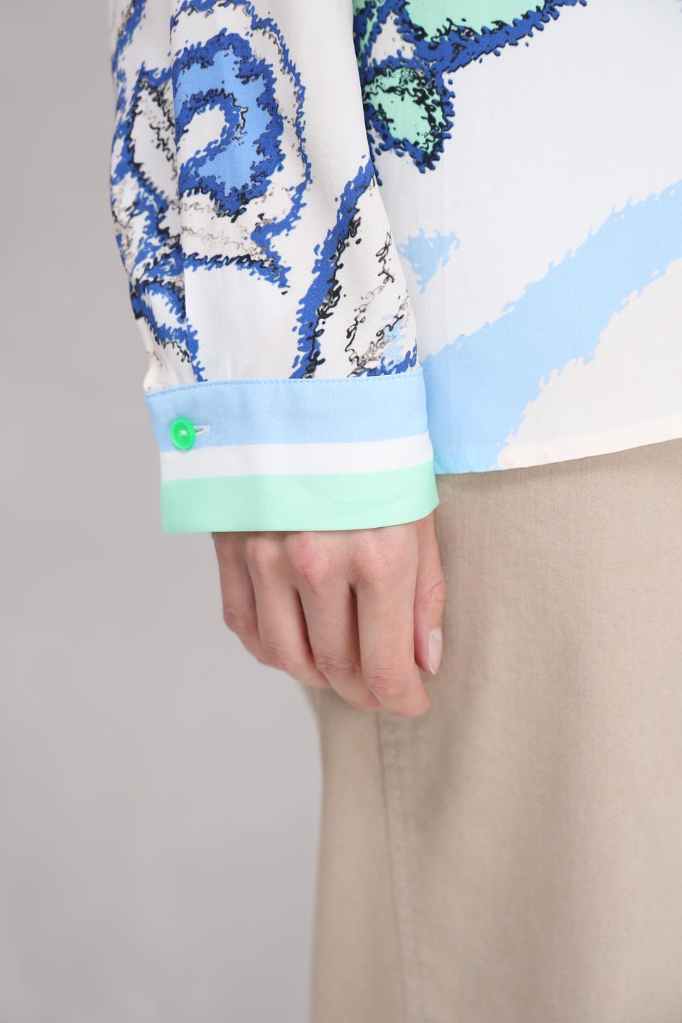 Блуза You Just White с принтом