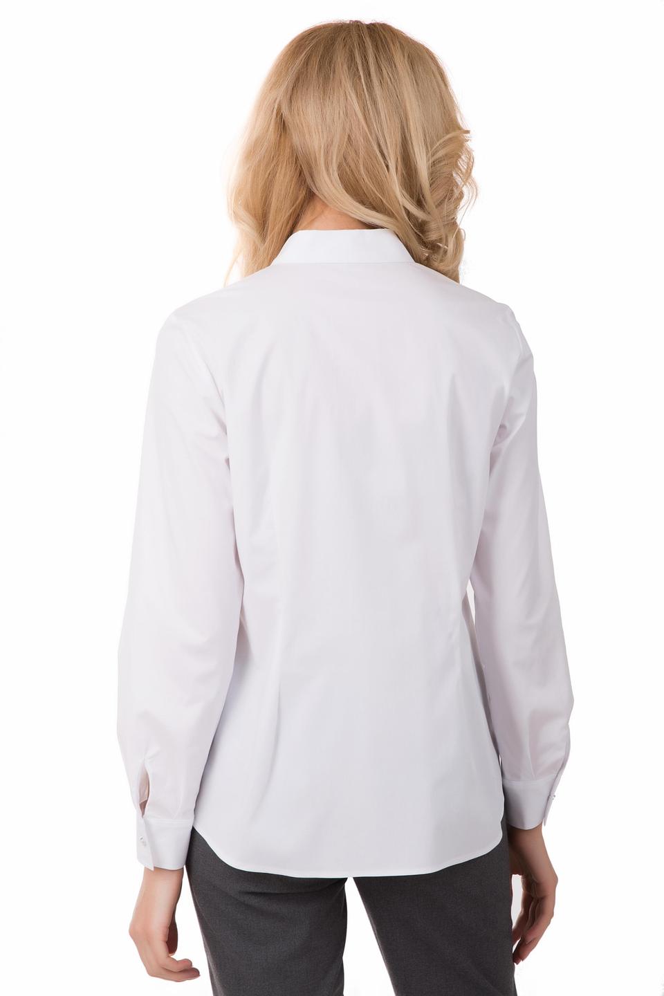 Блуза Erfo белая с декоративной планкой