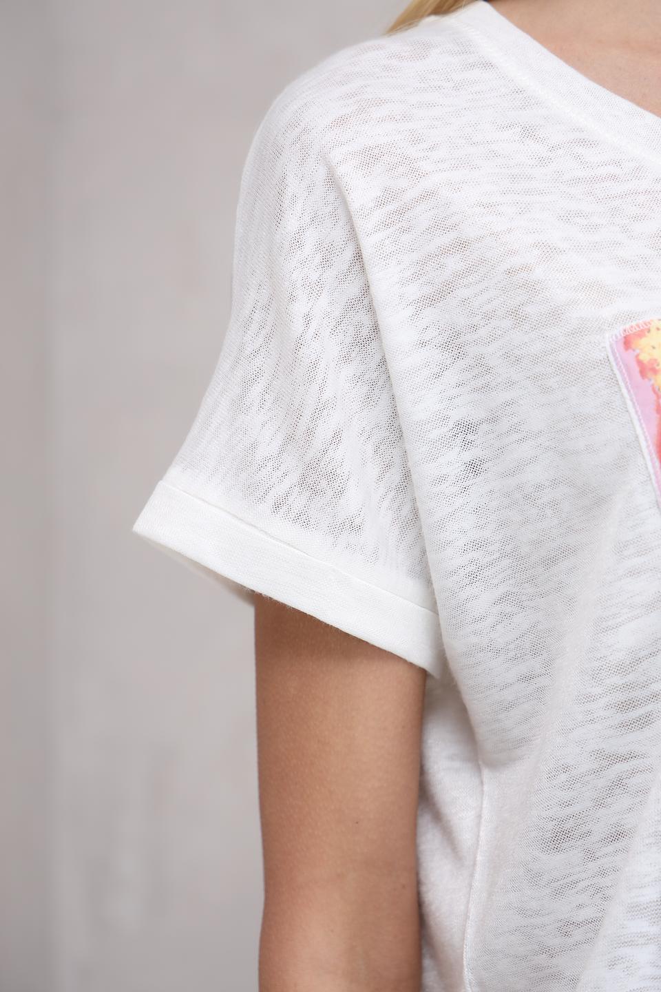 Футболка Bianca с цветочным принтом